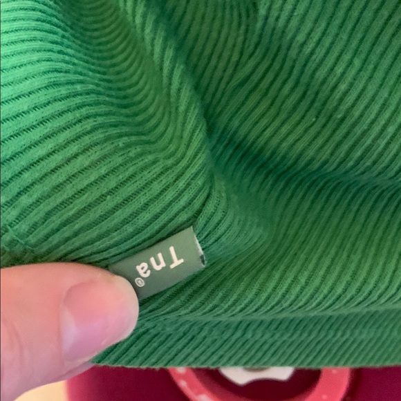 TNA Green Women's Ribbed Crop Top - Picture 5 of 9